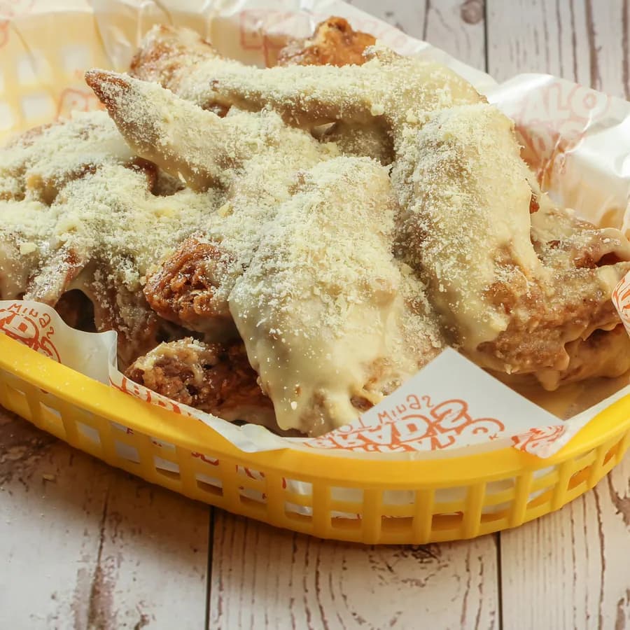 Garlic Parmesan wings